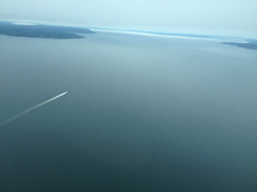 Over Puget Sound