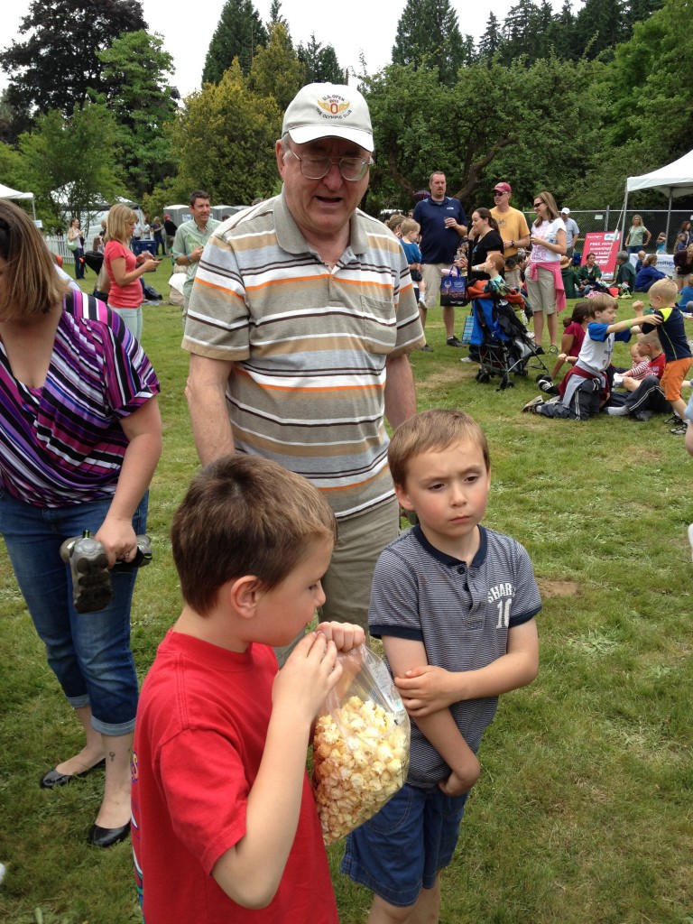 Dad with Stone and Ty